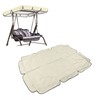 Buachois Outdoor Patio Swing Chair Canopy Replacement, Waterproof Swing Canopy,
