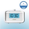 HoMedics Sound Machine and Alarm Clock with Time Projection. White