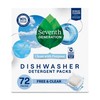 Seventh Generation Dishwasher Detergent Packs for sparkling dishes Free &