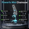 Cordless Mini Chainsaw 21V,6In Electric Chainsaw,Handheld & Portable Power Chain