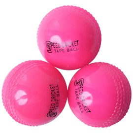 ADS Sports Wind Cricket Ball for Training & Coaching & Practice 3 Balls (Pink)