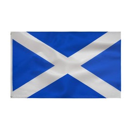 Qualis Scotland Flag 90cm x 150cm - Scotland Flag Fan Merchandise, Fan Flag, Lightweight Flags, Scotland Flag, Party Bar Decoration, Football World Cup Euro Olympic - 100% Polyester