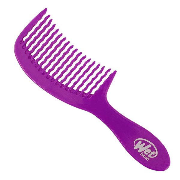 Wet Brush Detangling Comb - Purple For Unisex 1 Pc Comb