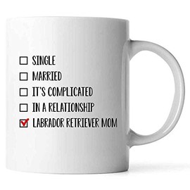 Awesome Labrador Retriever Mug, Gift For Labrador Retriever Mom Women Who Loves Pet Animal Puppy 11oz White Ceramic