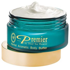 Premier - Mantequilla corporal aromtica del Mar Muerto, a base de hierbas, cuidado de la piel antienvejecimiento, hidratante, manteca de karit...     