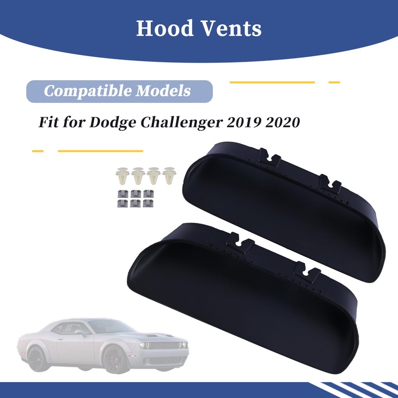 Getfarway A Pair Air Vent Cover Hood Bezels and Accessories