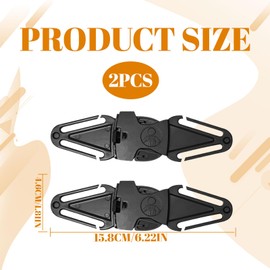 Car Seat Clip anti Escape,2PCS Car Seat Safety Clip,Car Seat Belt Clip Universal Child Safety Chest Strap Anti Escape Car Seat Strap Prevent Kids Taking Their Arms Out of Automotive Children Safe Seat