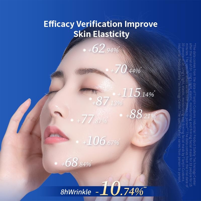 PROF.LING profling Youth-Active Elastic Firming Mask, 30 Pack, Filling Moisturizing