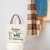 Christian Tote Bag Canvas Tote Bag, Pastor Wife Appreciation Gifts