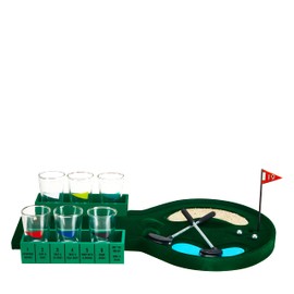 Foster & Rye Putt & Shot Mini Golf Shot Game Set - Mini Golf Drinking Games for Adults Party with Shot Glasses - for 2+ Players