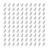 JNNJ Pack of 100 Nylon Car Mounting Clips, Car Expanding