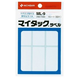 ニチバン マイタックラベル ML-9 90片 ML-9 00004708【まとめ買い10個セット】