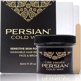 Persian Cold Wax Facial & Eyebrow Hair Remover, 2 Fl.Oz