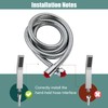 Polish Chrome Exposed Shower System 2 Functional Bathroom Shower Set