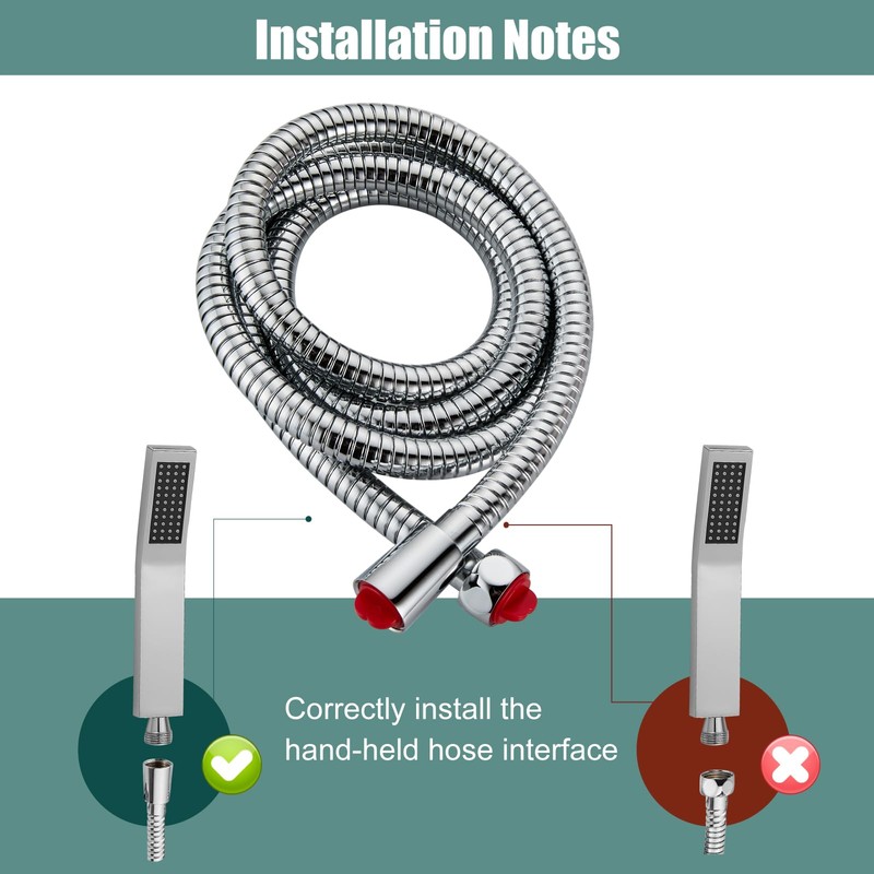 Polish Chrome Exposed Shower System 2 Functional Bathroom Shower Set
