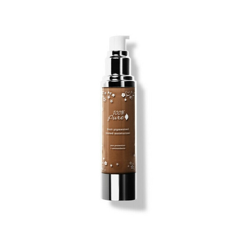 100% Pure Cosmetics Fruit Pigmented Tinted Moisturizer, Cocoa 50ml