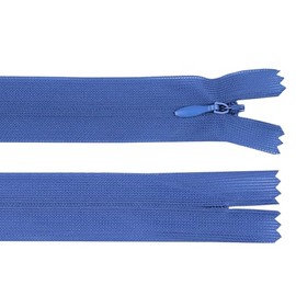 cyclingcolors 2x Cerniera invisibile N°3 30 cm – chiusura lampo in poliestere Dederon con cursore, estremità aperta, maglia scorrevole per cucito sartoria abbigliamento giacche cappotti – blu zaffiro
