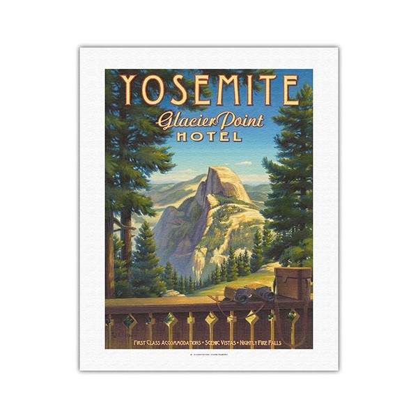 Yosemite National Park - Glacier Point Hotel - Half Dome