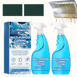 Foam Spray Cleaner, Cleaning Tablets & Spray Bottle, Multi-Purpose Cleaner Spray for Kitchens, Countertops, Ovens (2)