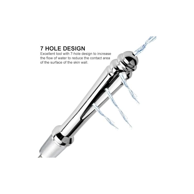 Cabezal de Ducha de Mano con Sistema de Limpieza de