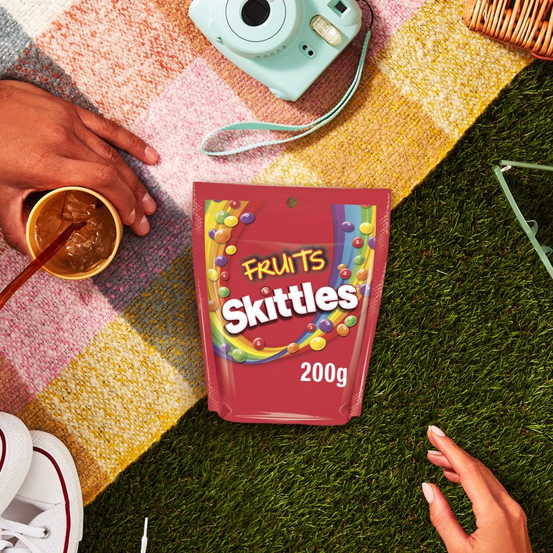 Skittles Fruits Chewy Lollies Snack & Share Bag 200g