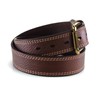ARIAT Belt Pebble Grain Double Stitch Brown 40