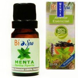 Aceite Esencial de Menta Piperita 10ml, Importada de USA, Grado Terapéutico, 100% Puro y Natural. Uso Difusores, Masajes, Tópico (Menta Piperita, 10 ml)