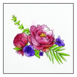 Crafter's Companion - Aqua Dual Tip Watercolour Markers - Botanic Floral by Spectrum Noir