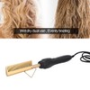 Multi Functional Electric Heating Hair Straightener Comb Hair Curler Curling