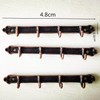 3Pcs/Set Brown 1/12 Miniature Coat Rack Dollhouse Accessories Dolls Decoration