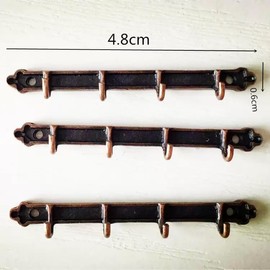 3Pcs/Set Brown 1/12 Miniature Coat Rack Dollhouse Accessories Dolls Decoration