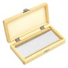 26x10.5x3.5CM Wooden Slide Storage Box for Microscope Slides, Holds 50