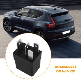 Be In Your Mind 4PCS 12VDC 4Pins Car Relay ACM33221 CM1-aF-12V for Automotive Lighting Horn Motor Control Systems Applications