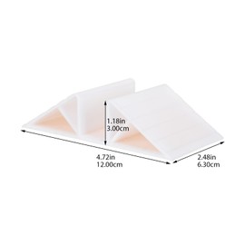 ifundom 4-Pack Pet Fence Reinforcement Bases 4.72X2.48X1.18In Triangle Stabilizers for Dog Playpen Yard Fence Holders Indoor Outdoor Secure Support