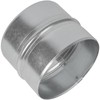 5'' Inch Galvanised Steel - Metal Duct Connector, Straight Pipe