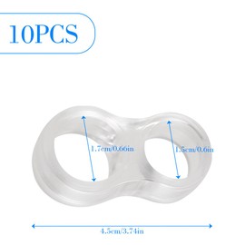 GLADFRESIT Door Handle Protectors 10PCS Door Bumpers Stoppers Transparent Wall Protector Cover to Protect Wall Bedroom Door