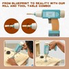 Kids Tool Set,Wooden Tools Bench with Apron Toddler Toy Workbench