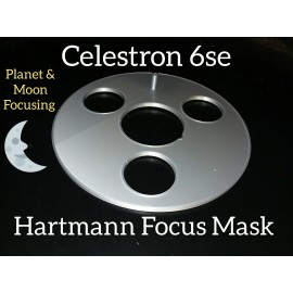 Celestron 6SE Hartmann Mask Focusing. Planet & moon focusing mask