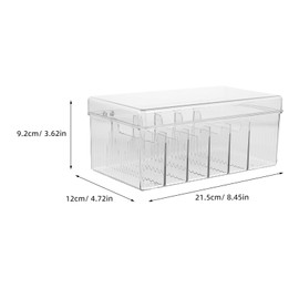 OSALADI Multi-Grid Box Organizer for Electronic Storage Pet Construction Capacity for Chargers Data Cables for Home Office Use