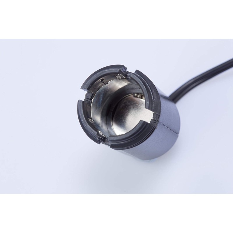 Amon power supply socket 12/24 VDC/80W or less, plug lock