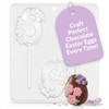 Fancy Egg Lollipop Chocolate Candy Mold Easter 1826