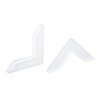 sourcing map PP Corner Protector L Shaped 33x4mm for Ceramic,
