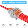 MELIFE 20pcs Lever Wire Connectors, 1 in 4 Out Connectors