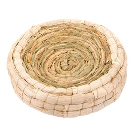 SUPVOX Straw Bird Nest Artificial Bird Nest Woven Birdhouse for Dove Parrot Pigeon DIY Craft Garden Moss Landscape Decor