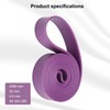 Lila Fitnessbander Widerstandsband 45–100LBS Klimmzugbänder Trainingsbänder Gummiband Sport Widerstandsbänder Krafttraining