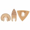 6PCS Hard Alloy Saw Blades Multifunctional Oscillating Saw Blades Tool