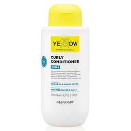 YELLOW PROFESSIONAL CURLS CURLY CONDITIONER 500ml Acondicionador hidratante efecto anticrespo para cabello ondulado, rizado y afro POTENCIADO CON BAOBAB OIL & MANGO BUTTER CONCEBIDO PARA ONDAS & RIZOS HIDRATADOS