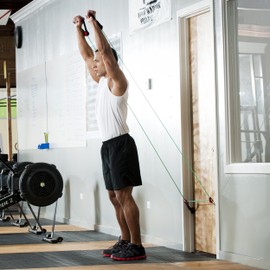 Lifeline 5' Resistance Cable for Low Impact Strength Training and Greater Muscle Activation - 80lbs , Green