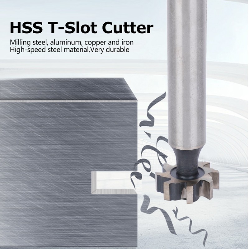 Woodruff Key Seat Cutter HSS Straight Shank TSlot Milling Cutter