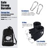 Anyoo Tree Swing Straps Hanging Kit,Durable Straps,Heavy Duty Steel Carabiners,Easy